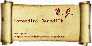 Morandini Jermák névjegykártya